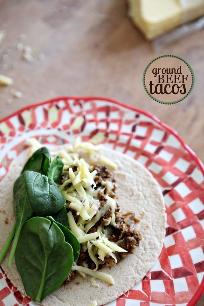 Ground Beef Tacos // The Speckled Palate