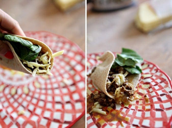 Ground Beef Tacos // The Speckled Palate