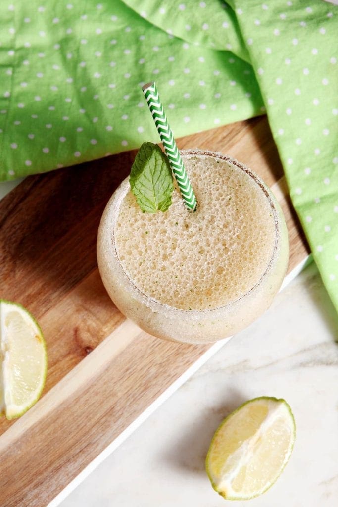 Cantaloupe Mint Margaritas // The Speckled Palate