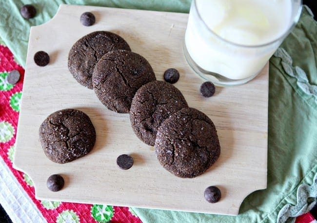 Chewy Chocolate Gingerbread Cookies