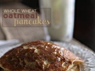 Whole Wheat Oatmeal Pancakes