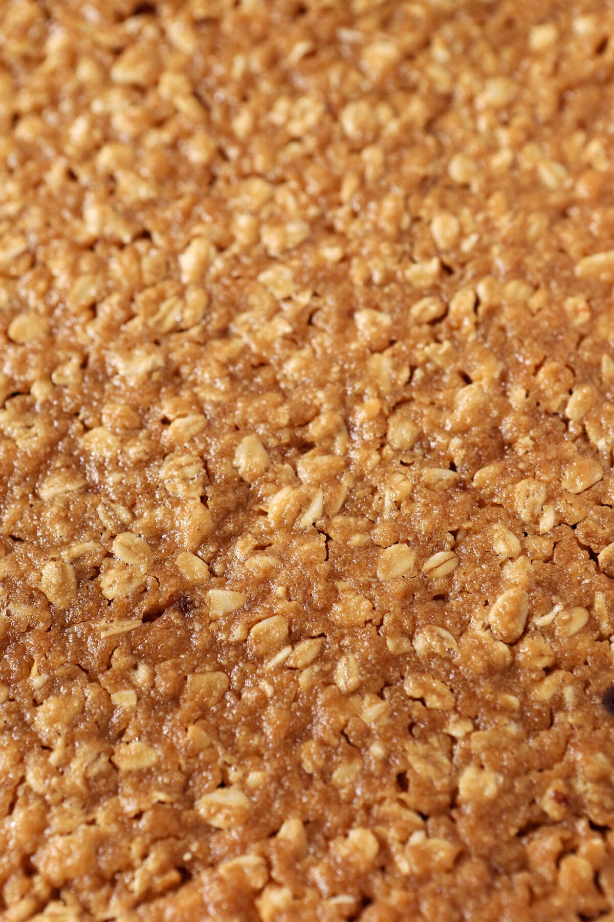 a close up of the baked crust
