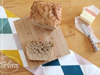 Whole Wheat Italian Beer Bread