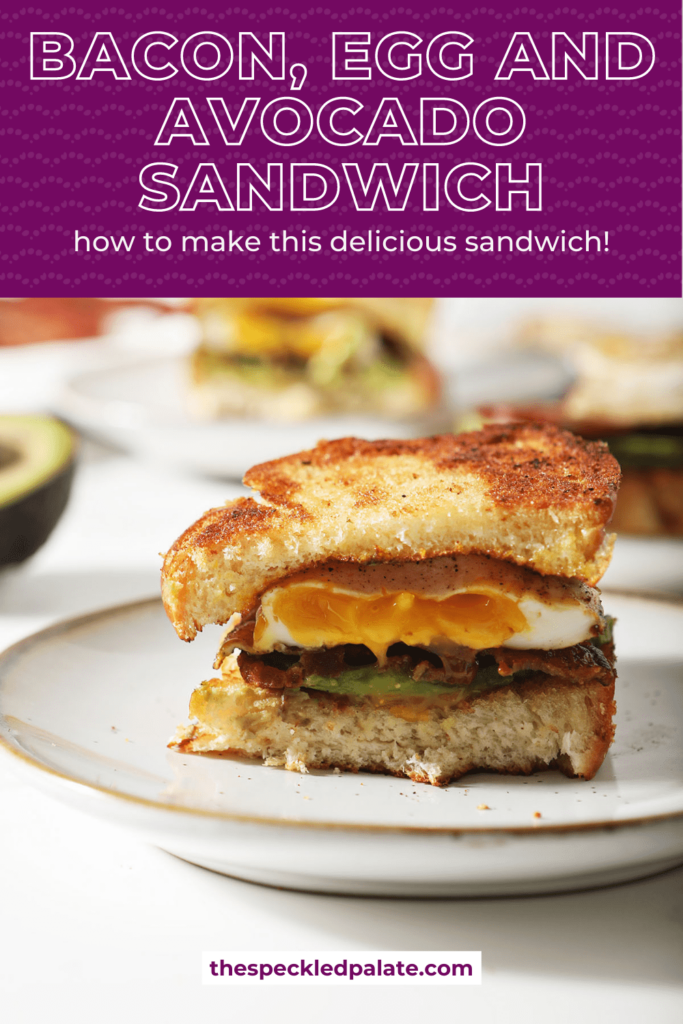 Microwave Egg Breakfast Sandwich with Cheddar and Avocado Recipe