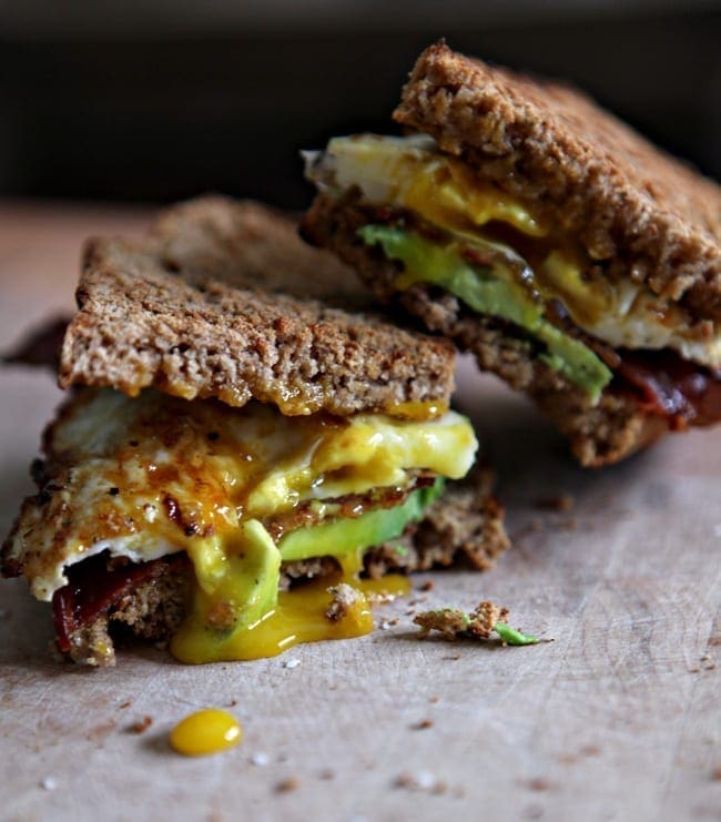 Bacon, Egg and Avocado Sandwich // The Speckled Palate