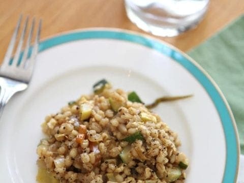 Veggie Fried Barley // The Speckled Palate