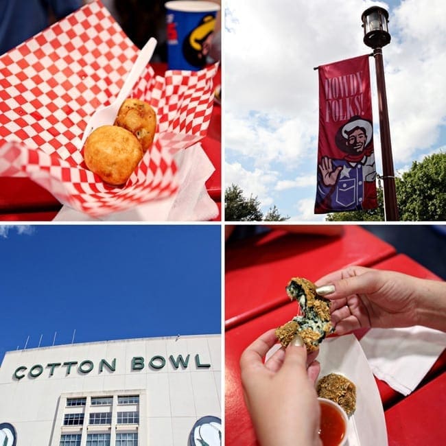 Collage of images at the state fair 