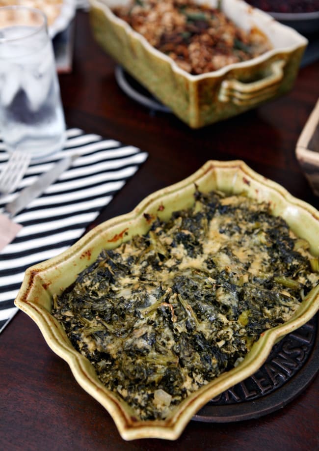 A take on the ever-popular Spinach Madeline, Kale Madeline is heartier than the dish that inspired it. Fresh kale is cooked and tossed with onion, seasonings and cheese before baking into a casserole. This dish makes for a fantastic Thanksgiving or Christmas side dish.