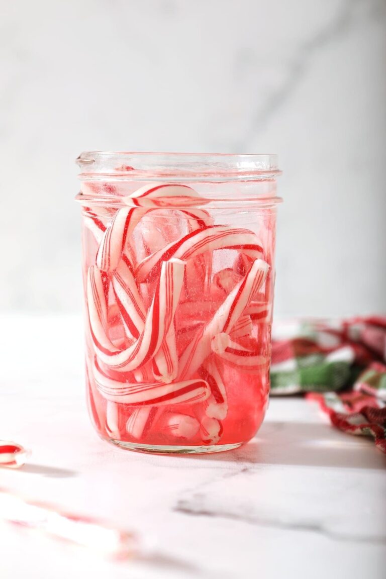 Peppermint Vodka (Homemade Infused Candy Cane Vodka)