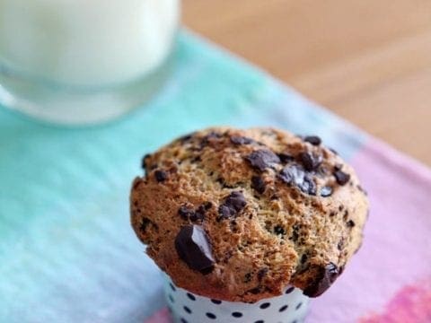 Dark Chocolate Chunk Muffins