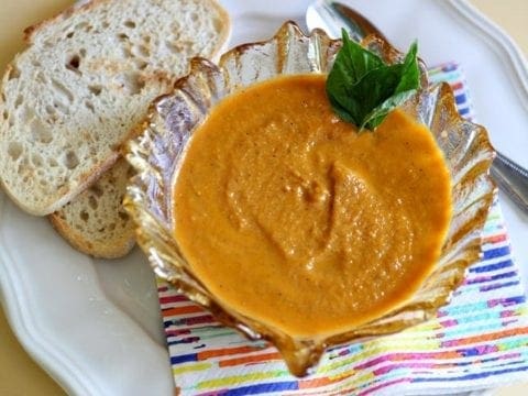 Fresh Cream of Tomato Soup // The Speckled Palate