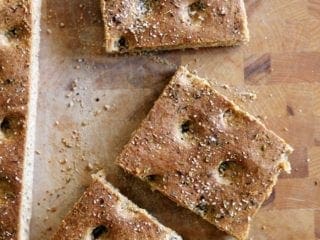 Whole Wheat Italian Focaccia Bread