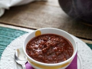 Beef and Buffalo Chili
