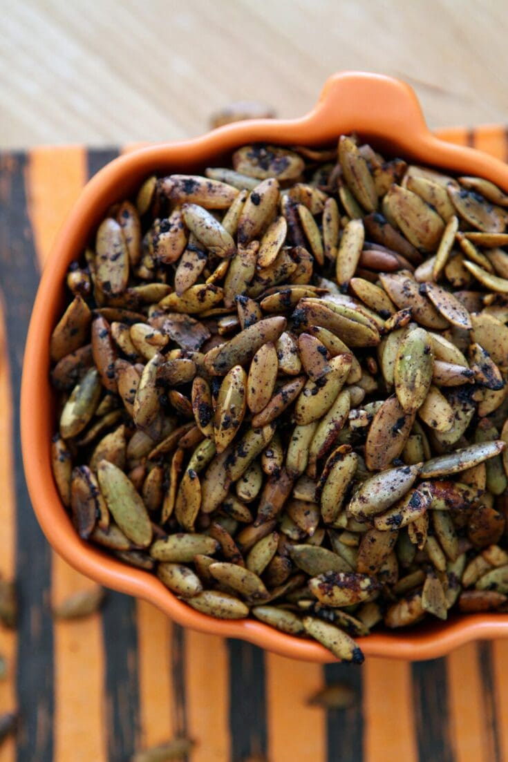 roasted pumpkin seeds