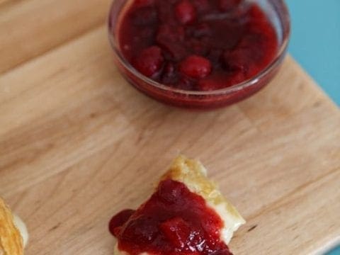 Baked Brie with Cranberry Chutney