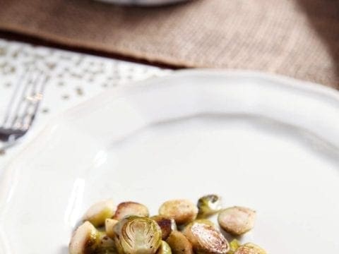 Lemon Roasted Brussels Sprouts