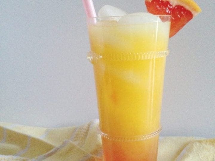 Sweet Sunrise Mocktail // @feastandwest for @speckledpalate