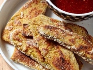 Oven Fried Pickles