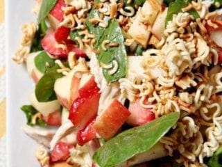 Chicken, Strawberry and Apple Summer Salad