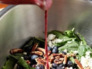 Blueberry Pecan Feta Salad
