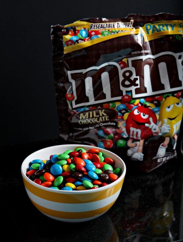 bowl of classic M&Ms