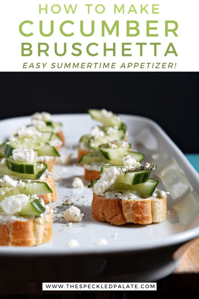 Easy Cucumber Appetizer, Recipe