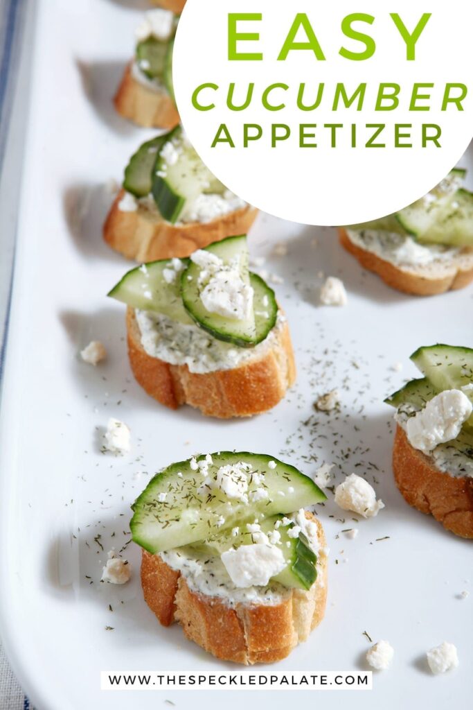 How to make Cucumber Bruschetta (Easy Cucumber Appetizer)