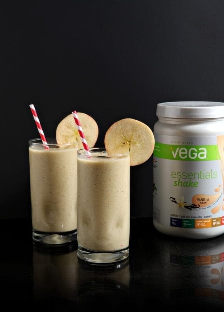 Vegan Vanilla Apple Pie Smoothie The