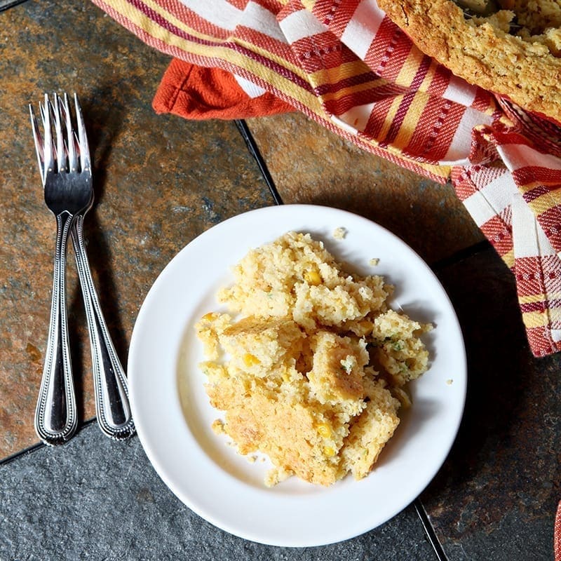 How to make From Scratch Creamed Cornbread Casserole recipe