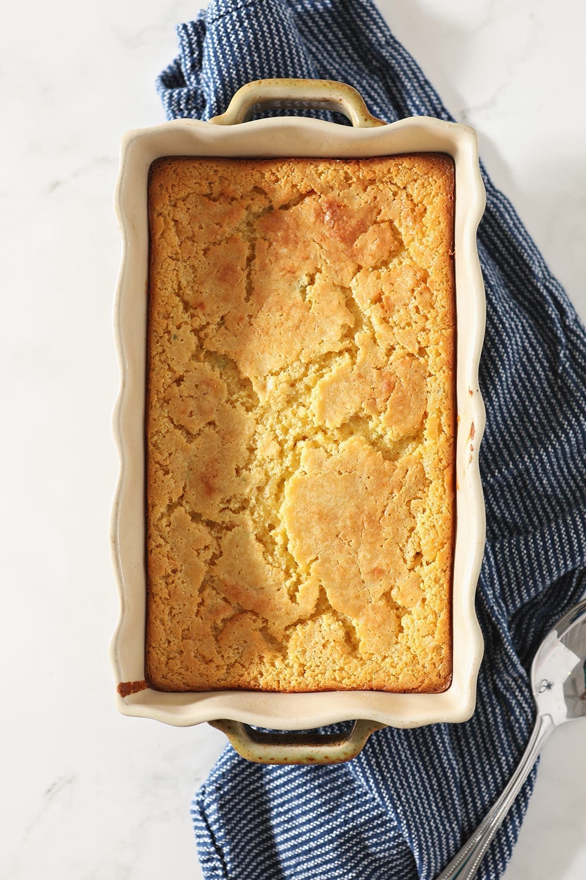 How to make From Scratch Creamed Cornbread Casserole recipe