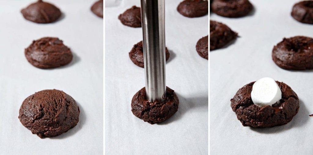 Step by step of preparing cookie topping