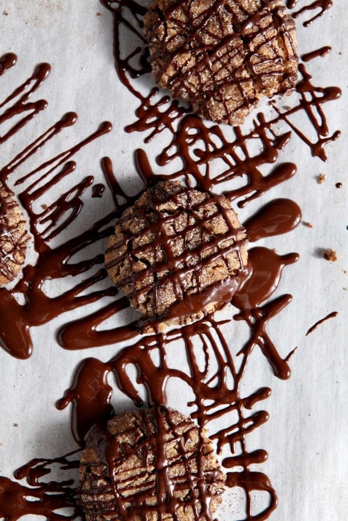 Vegan Peanut Butter Espresso Cookies