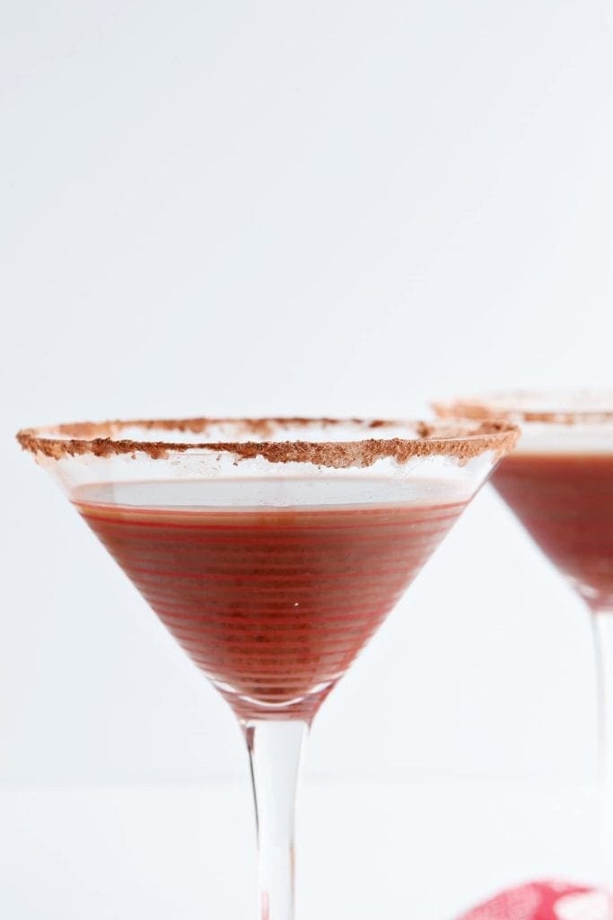 Vanilla Hot Chocolate Martini