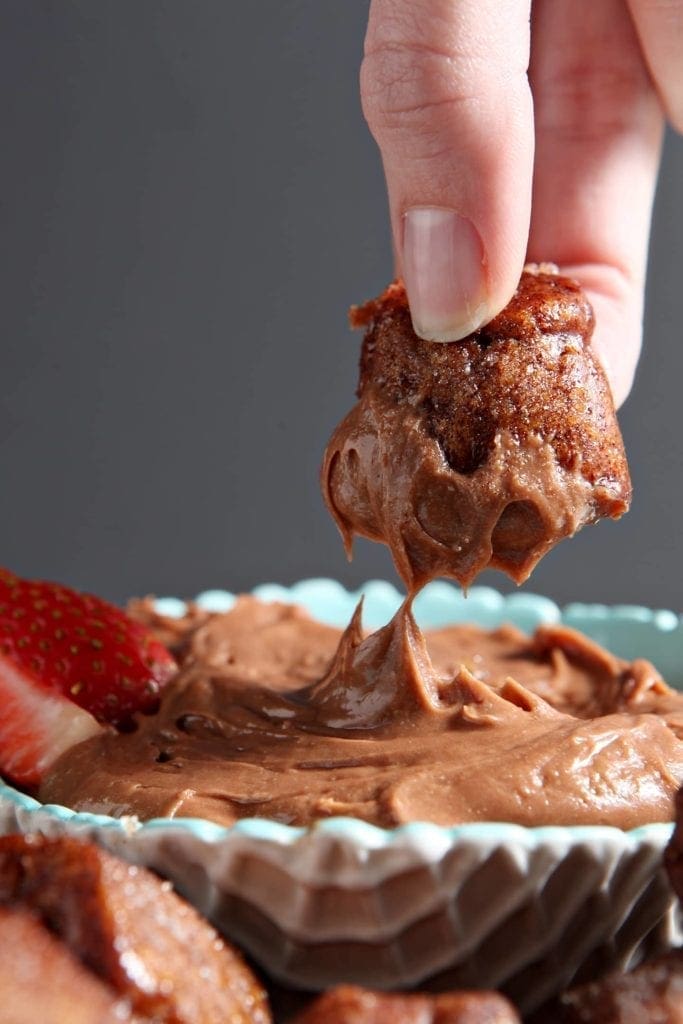 Chocolate Hazelnut Cream Cheese Dip // The Speckled Palate