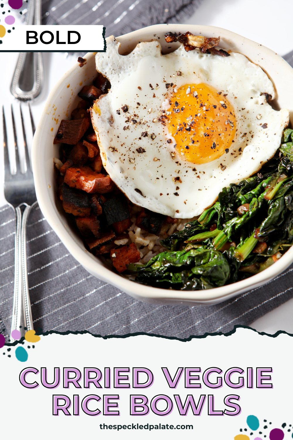 Curried Veggie Rice Bowls | The Speckled Palate