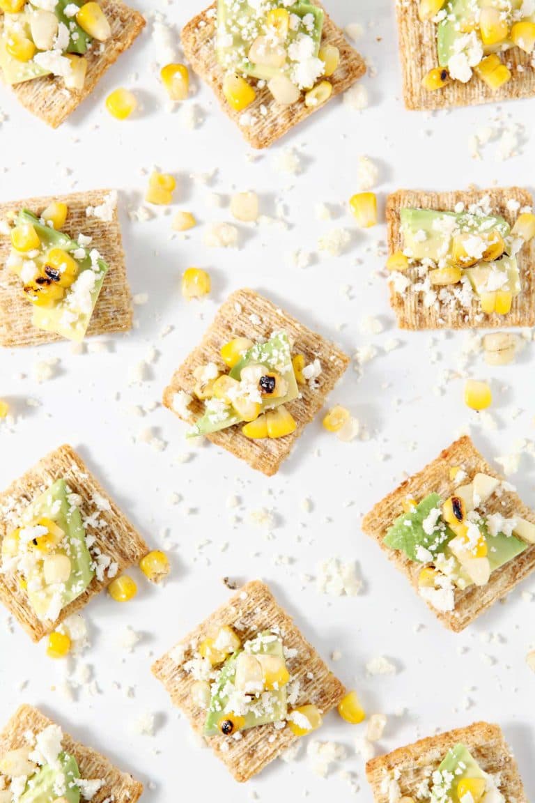 How to make Cotija Corn Avocado TRISCUIT Cracker Appetizer