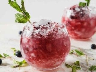 Blueberry Mint Juleps