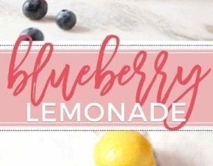 Large Batch Blueberry Lemonade