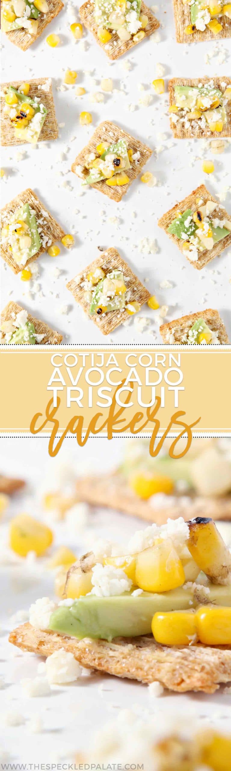 How to make Cotija Corn Avocado TRISCUIT Cracker Appetizer