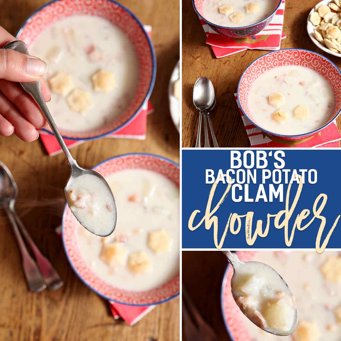 Bob's Bacon Potato Clam Chowder // The Speckled Palate