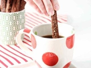 Chocolate Gingerbread Biscotti