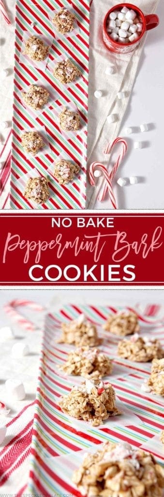 Peppermint Bark Cookies on Christmas serving dish 