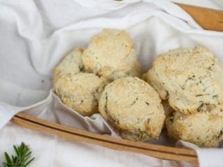 Quick Rosemary Drop Biscuits