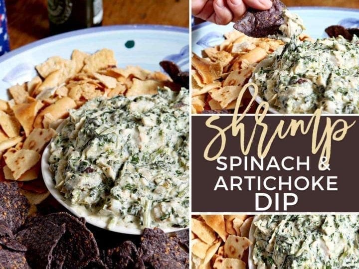 Shake up your usual go-to appetizers by bringing Shrimp Spinach Artichoke Dip to the get-together this year! Shrimp add flavor to this twist on a well-loved classic. Cook the shrimp in butter, then toss into a combination of artichoke hearts, chopped spinach, garlic, cream cheese and parmesan to create this gooey dip. Serve warm with tortilla or pita chips. Wow your party guests with flavorful, familiar-but-different Shrimp Spinach Artichoke Dip.