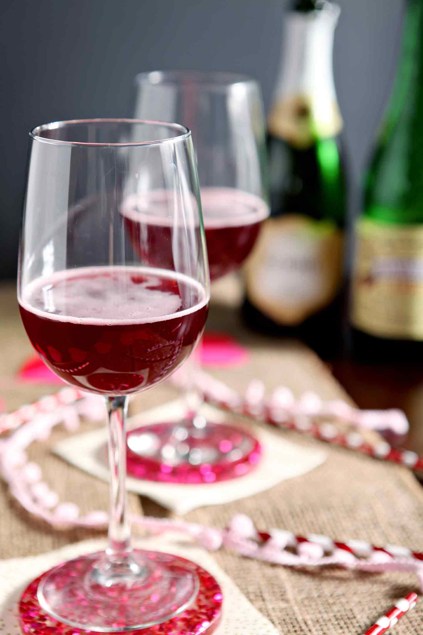 Framboise Champagne Cocktail