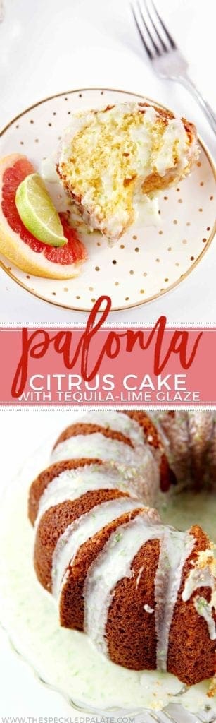 Paloma Citrus Cake on plate 