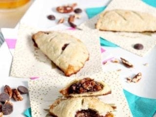 Chocolate Bourbon Pecan Hand Pies