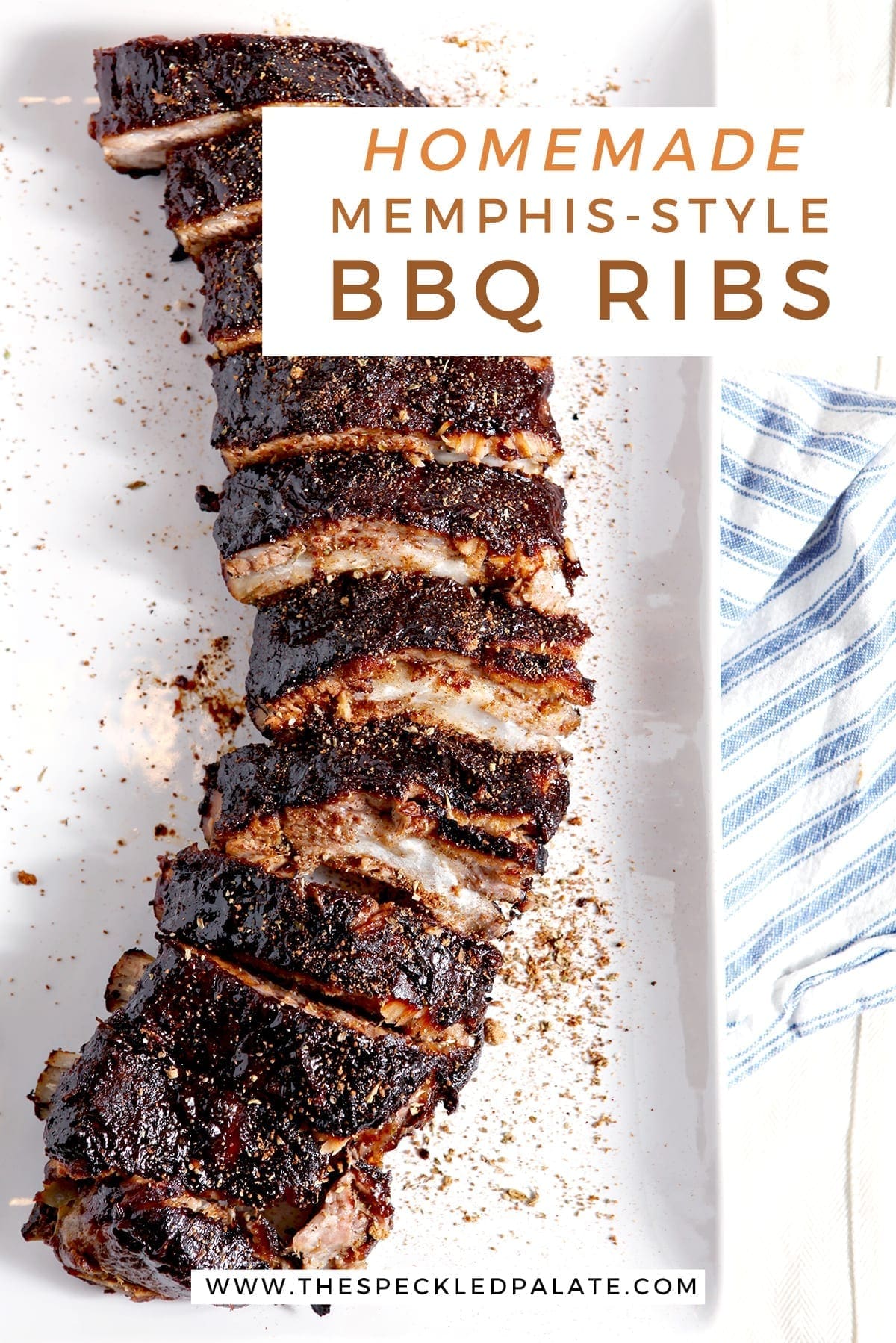 Memphis Style Barbecue Ribs (Dry Rub Oven Baked Ribs Recipe)