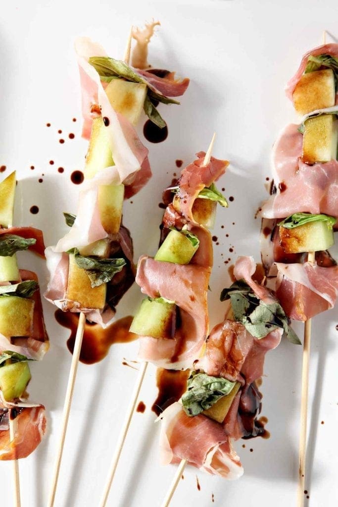 Galia Melon Jamón Skewers (Whole30 Appetizer)