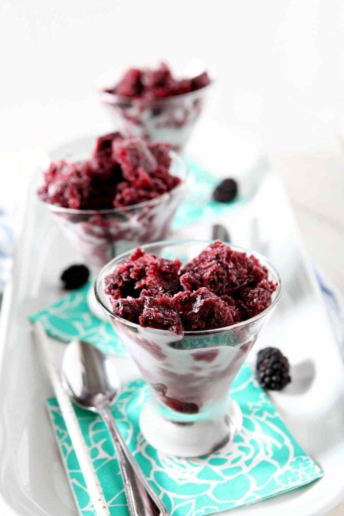 wine slushies in glasses